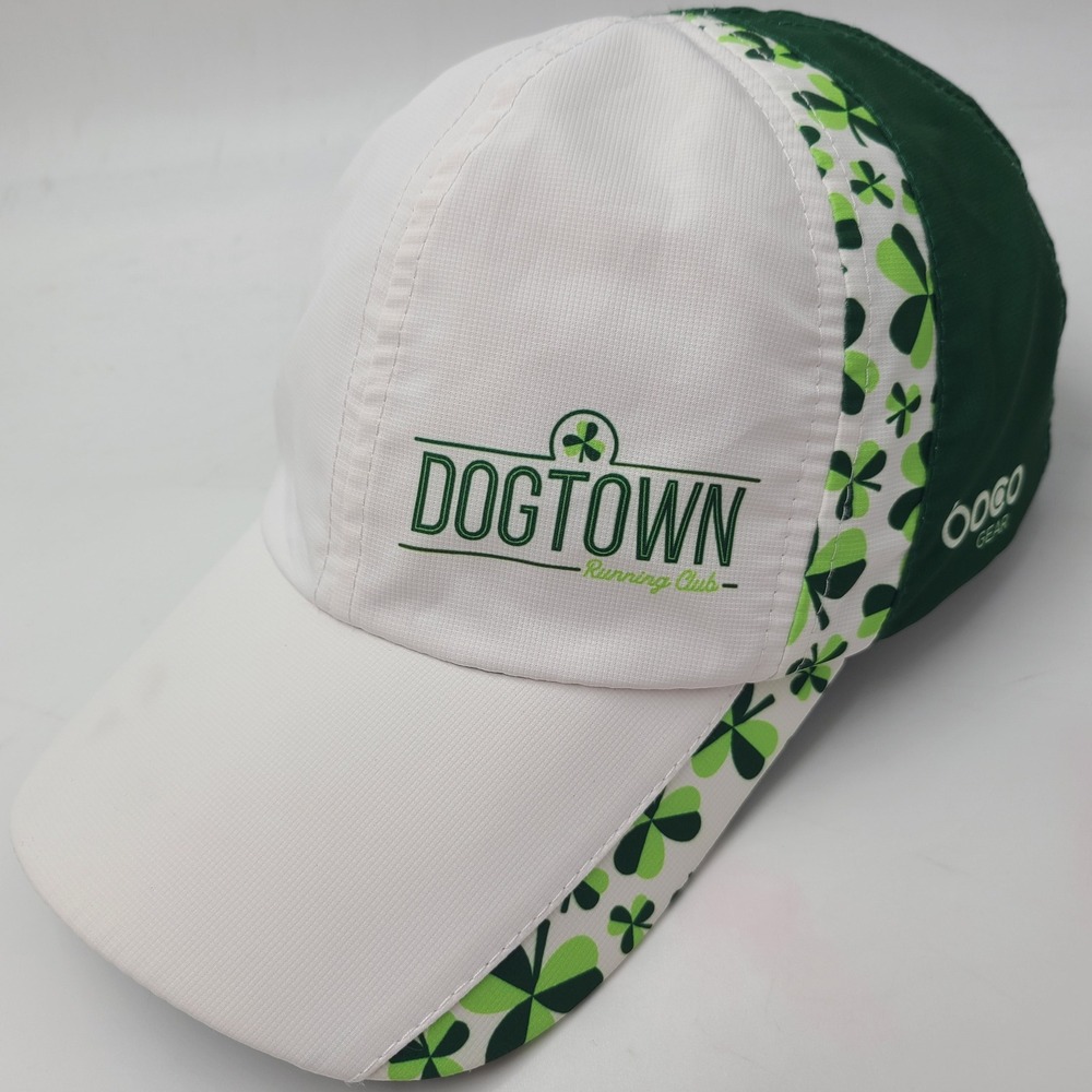 Boco Gear Hat Adjustable White Green Dogtown Run Club St Louis St Patricks Day